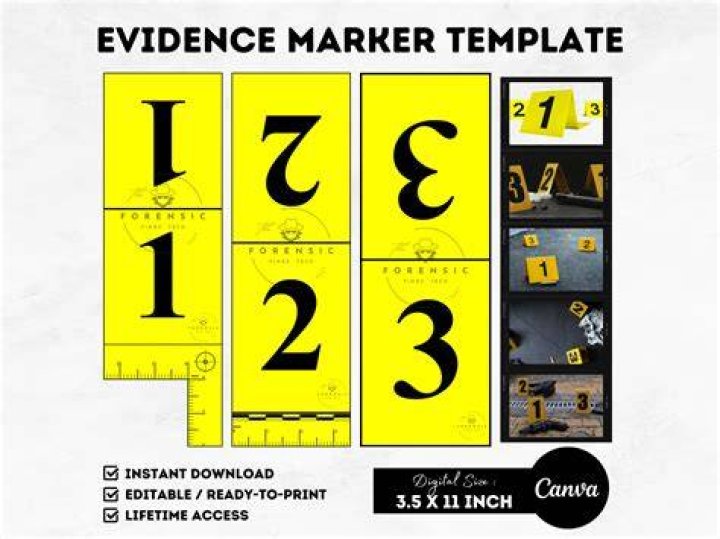 An evidence marker is seen as investigations are ongoing the day after a mass shooting