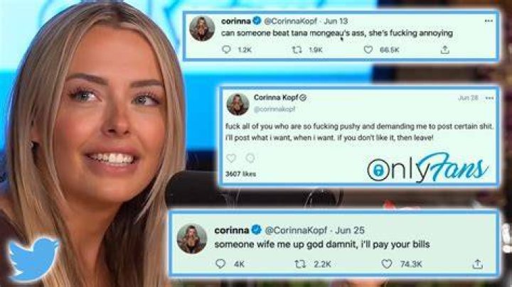 CORINNA KOPF EXPLAINS HER RAUNCHY TWEETS (ONLYFANS & RELATIONSHIPS