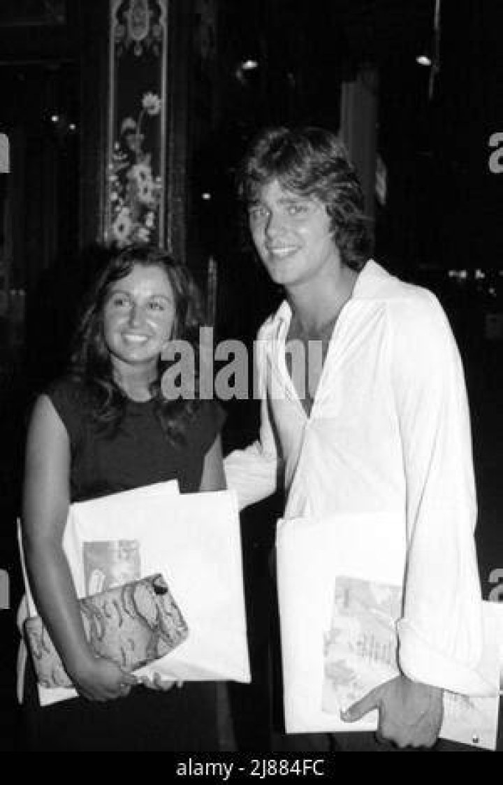 Darlene Spezzi and Greg Evigan at the Bistro Restaurant in Beverly Hill