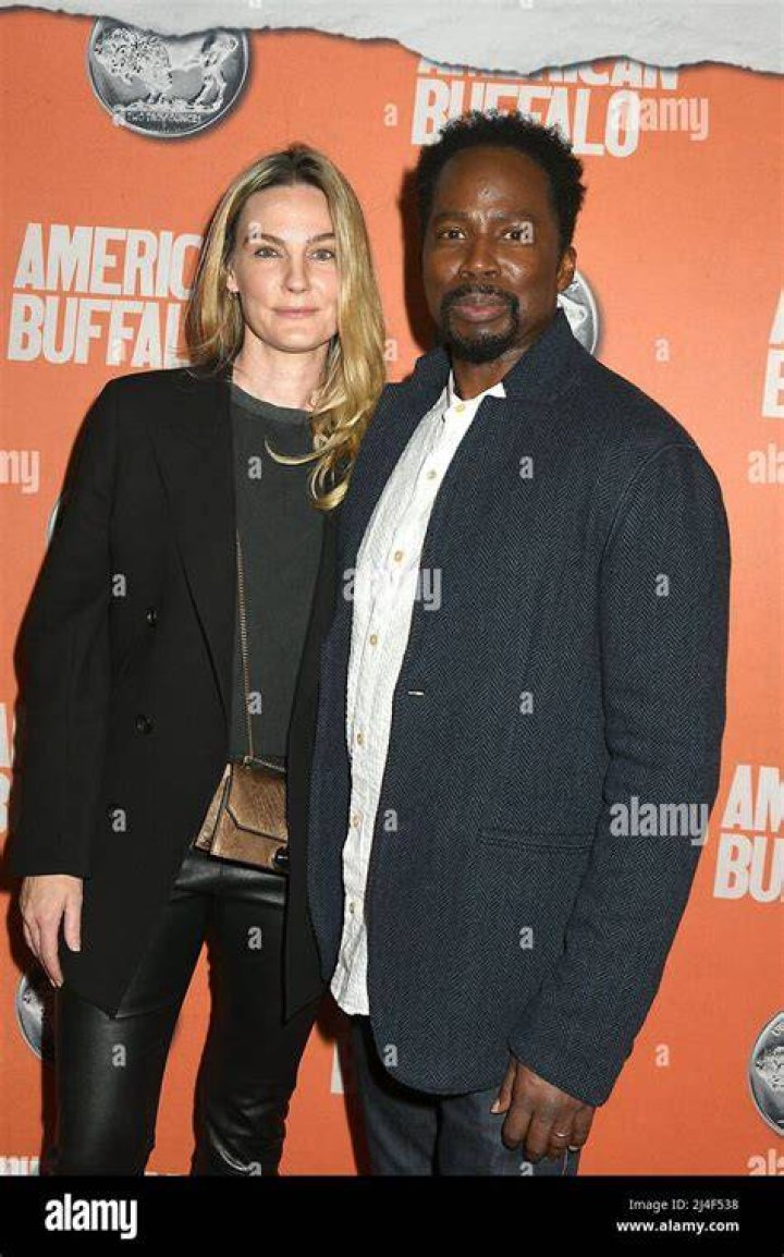 Harold Perrineau and wife Brittany Robinson attend the Broadway Opening