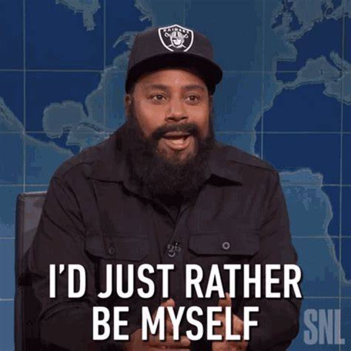 Id Rather Just Be Myself Kenan Thompson GIF Id Rather Just Be Myself