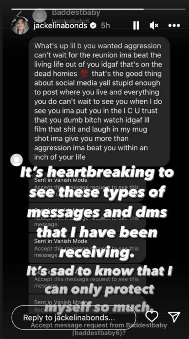 Jackie Love is Blind Texts New Receipts