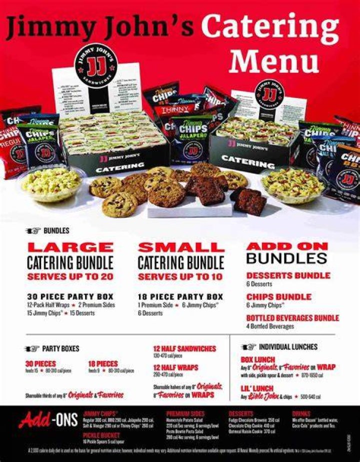 Jimmy Johns Catering Cost | RiffVib