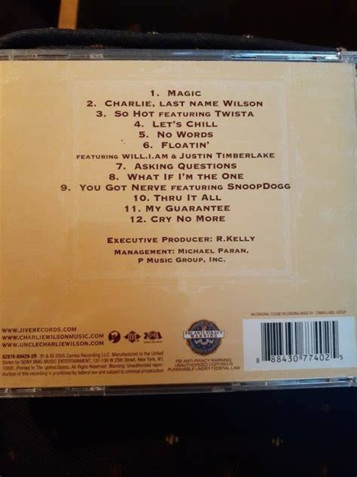 My name is charlie wilson abclasopa