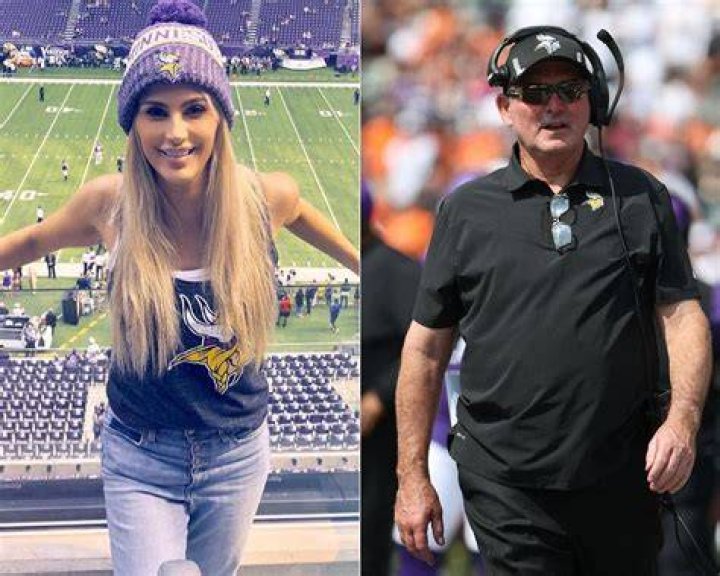 NFL 2021 Mike Zimmer dating Maxim model Katarina Miketin, proof, DMs
