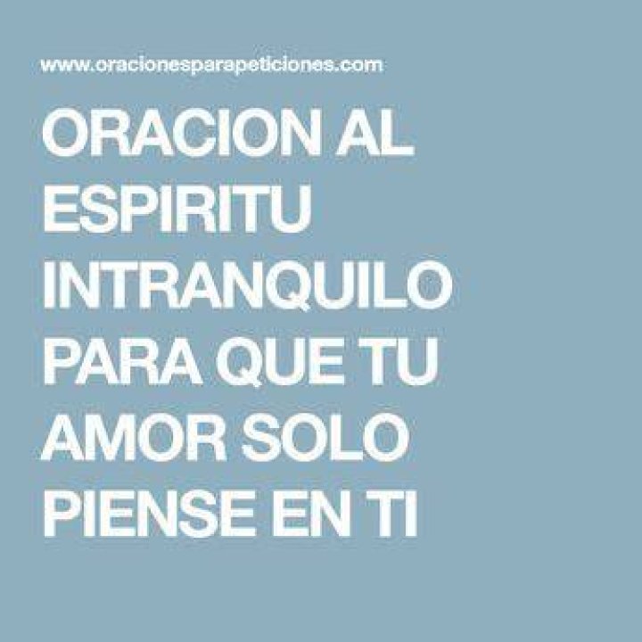Oración al Espíritu Intranquilo para dominar al ser amado