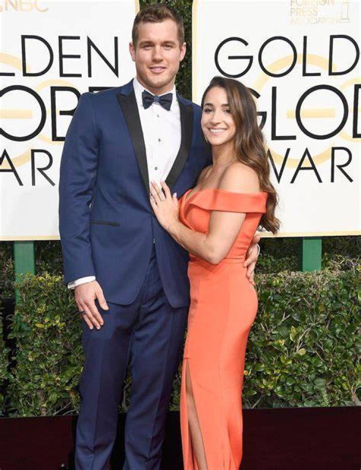 Perfect 10 Couple! Aly Raisman Brings NFL Boyfriend Colton Underwood to
