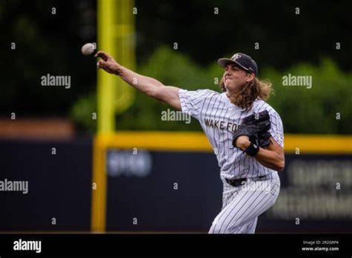 Rhett Lowder Baseball Wake Forest University Athletics
