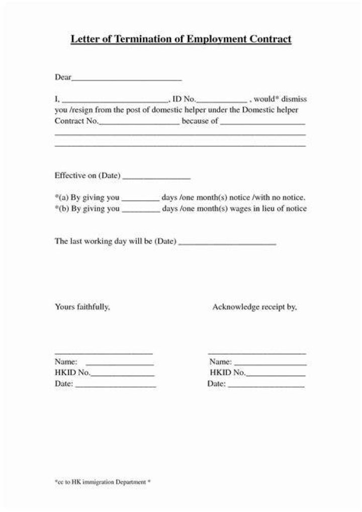 termination of employment in South Carolina termination of employment in South Carolina