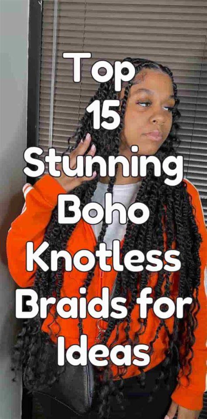 Top 15 Stunning Boho Knotless Braids for Ideas