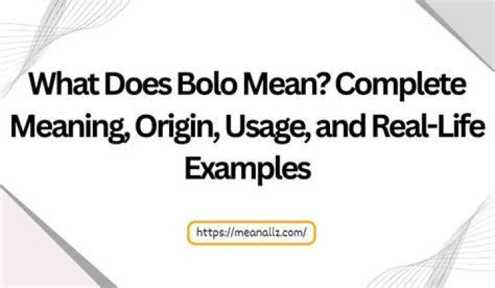 What does BOLO mean? - 247 News Around The World
