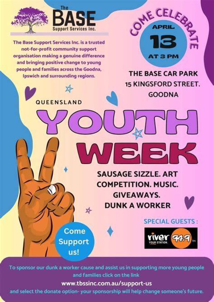 Youth Week 2023 The Base Youth & Family Support Services